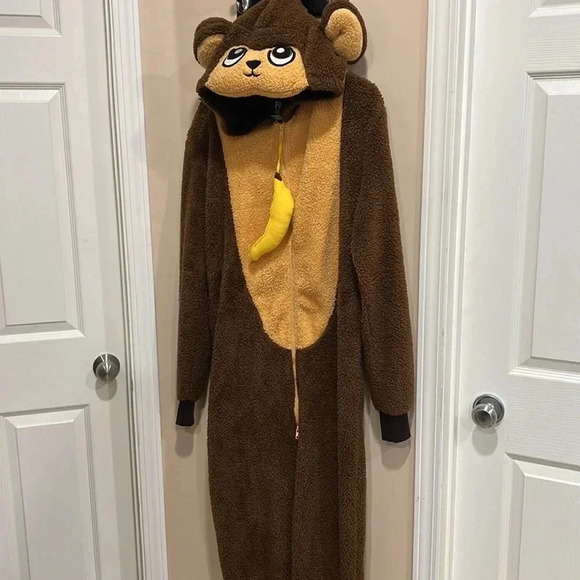 (1)Monkey  Funzie Onesie - Picture 2 of 5